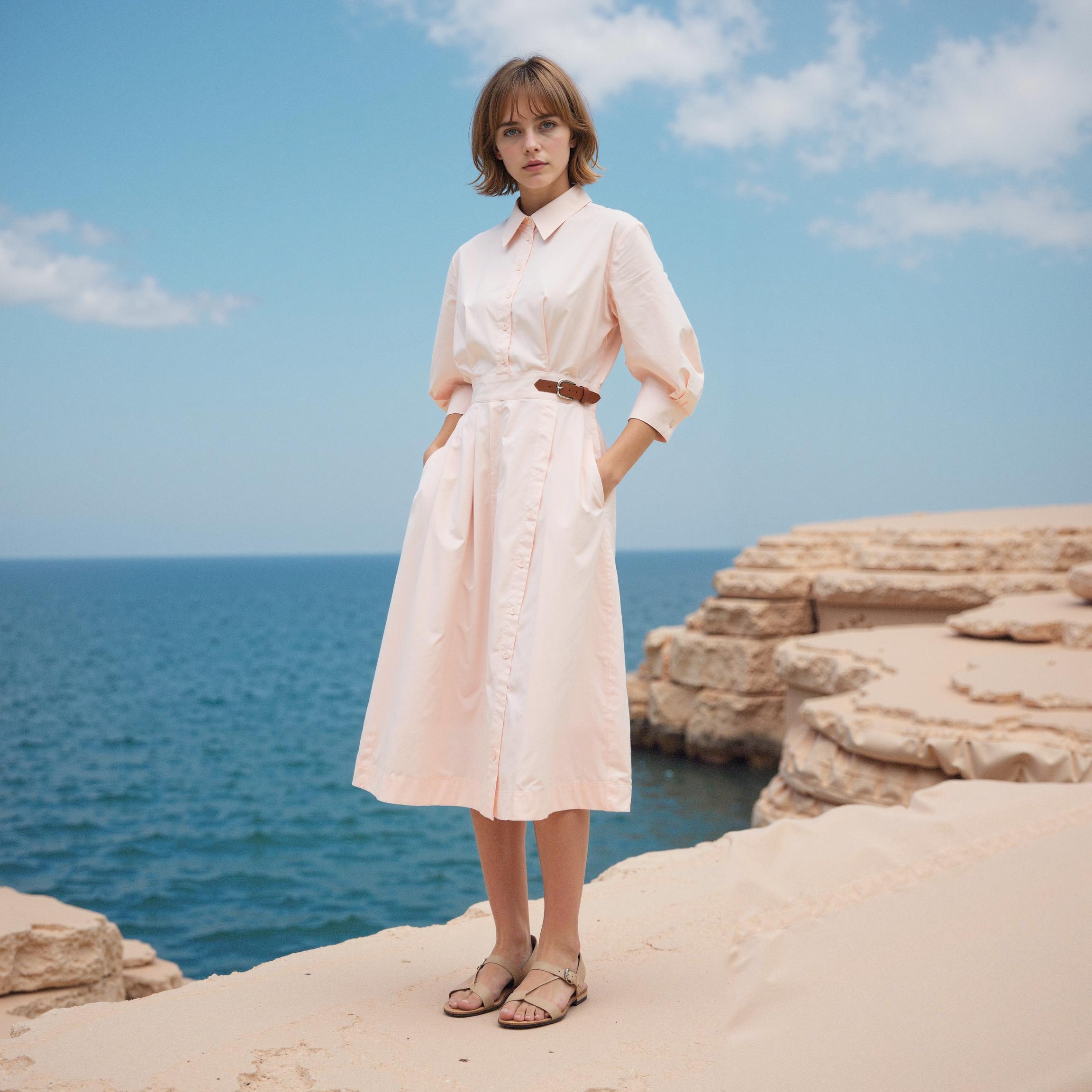 JJ JIGOTT Flare Dress: Maximizing Brand Value Through AI Visual Marketing